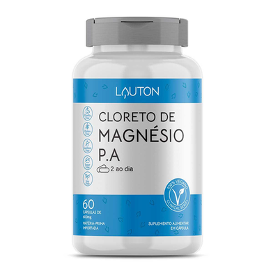 Imagem do produto Cloreto De Magnésio P.a Lauton Nutrition Com 60 Cápsulas