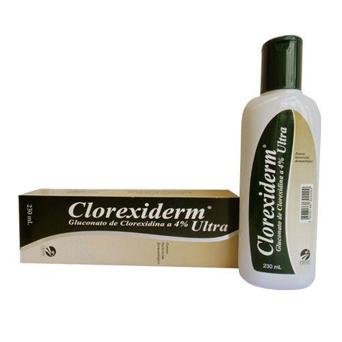 Clorexiderm Shampoo Frasco Com 230Ml