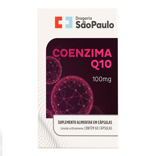 Imagem do produto Coenzima Q10 100Mg Drogarias São Paulo 60 Comprimidos