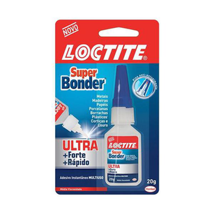 Cola Super Bonder Ultra Forte Ultra Rápido 20G