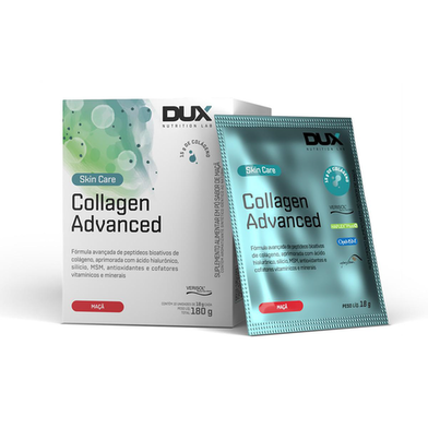 Colágeno Hidrolisado Dux Nutrition Collagen Advanced Maçã Sachê 18G 18G