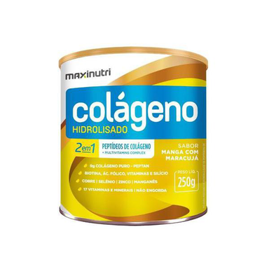 COLÁGENO HIDROLISADO MANGA COM MARACUJÁ 250G