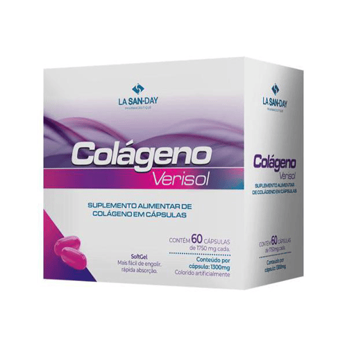 Colágeno Lasanday Verisol 1750Mg Com 60 Cápsulas