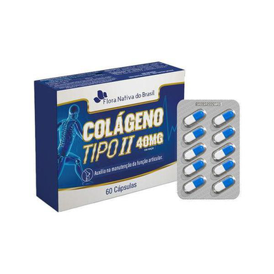 Imagem do produto Colageno Tipo 2 400Mg 60 Capsulas Flora Nativa A