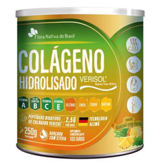 Colágeno Verisol 250G Sabor Abacaxi Com Hortelã Flora Nativa Do Brasil