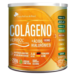 Imagem do produto Colágeno Verisol + Ácido Hialurônico Sabor Tangerina 250G