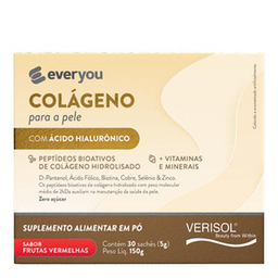 Colágeno Verisol + Ha Ever You Frutas Vermelhas 3 Sachês Com 5G Cada