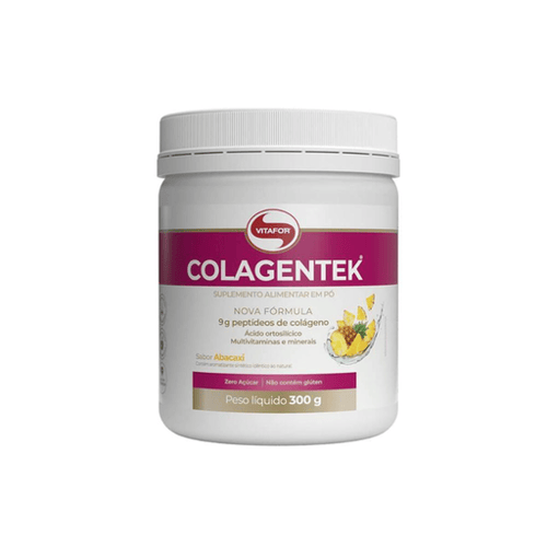 Colagentek Sabor Abacaxi Vitafor Com 300 G