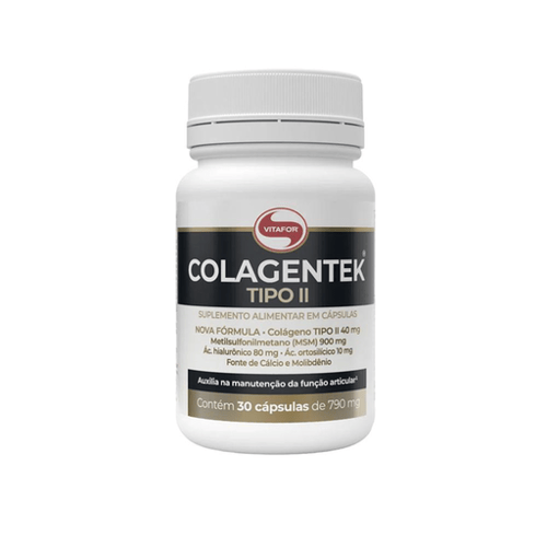 Colagentek Tipo II - 30 Cápsulas - Vitafor