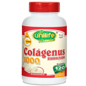 Colágenus Colágeno Hidrolisado 1000Mg + Vit. C 120 Comp. Unilife