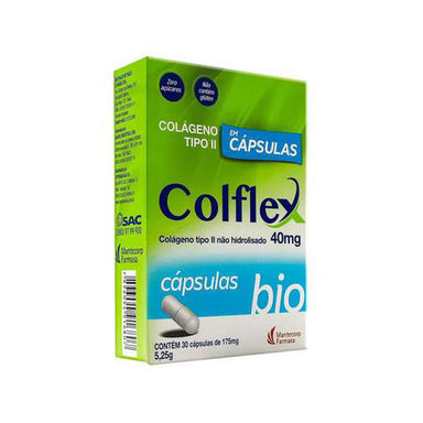 Colflex Bio Colágeno 40Mg Com 30 Cápsulas Mantecorp