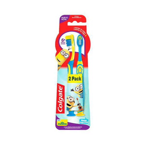 Imagem do produto Colgate Kit 2 Escova Dental Smiles Minions 6 Ou Mais Anos