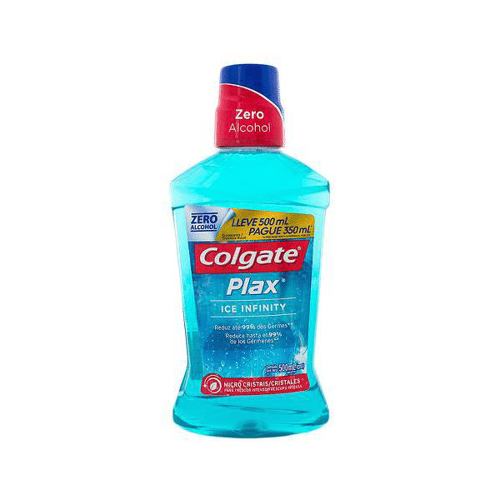 Imagem do produto Colgate Plax Ice Enxaguante Bucal Infinity Leve 500 Pague 350Ml