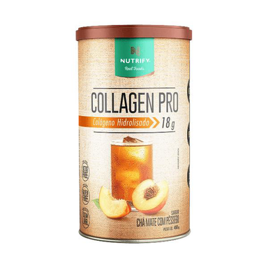 Collagen Pro Chá Mate Com Pessego 450G