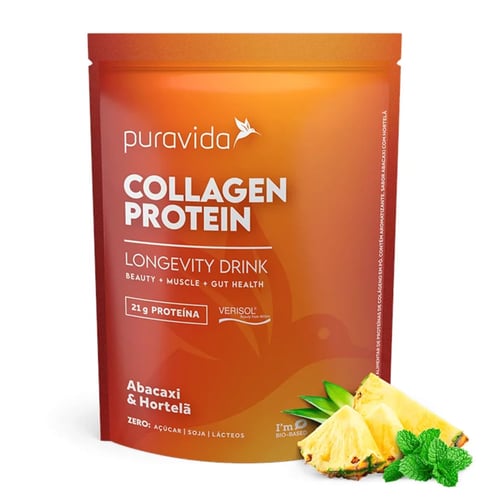 Imagem do produto Collagen Protein Abacaxi E Hortela 450G Pura Vida