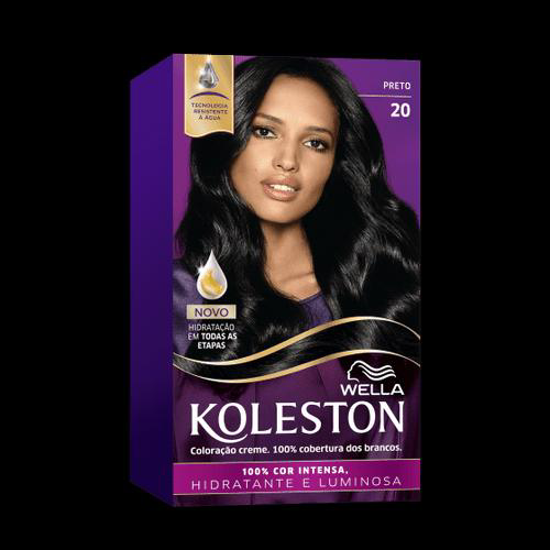 Coloração Koleston Wella 20 Preto