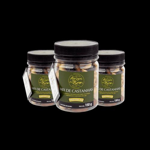 Combo 3 Mix Premium Castanhas 150G