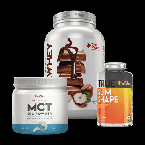 Combo Perda De Peso True Whey Chocolate Com Avelã