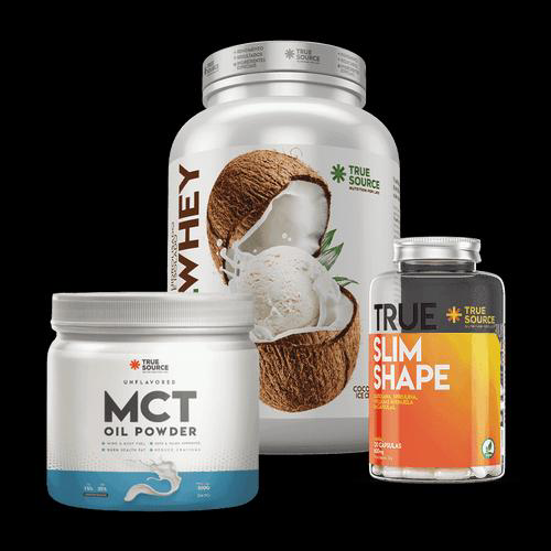 Combo Perda De Peso True Whey Coconut Ice Cream