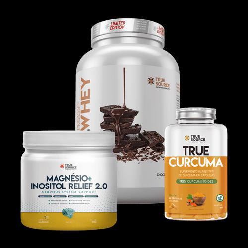 Combo Vida Saudável 1 True Whey Dark Chocolate