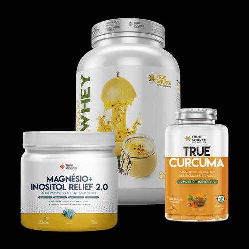 Combo Vida Saudável 1 True Whey Mousse De Maracujá