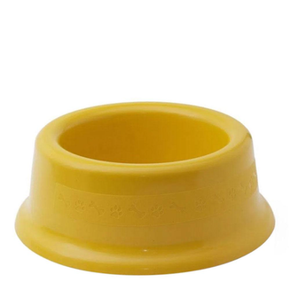 Comedouro E Bebedouro Para Cachorro Furação Pet Amarelo 1 Litro