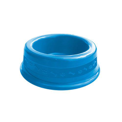 Comedouro E Bebedouro Para Cachorro Furação Pet Azul 350Ml