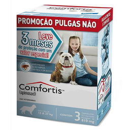 Comfortis G 810Mg Para Cães De 18 A 27Kg Caixa Com 3