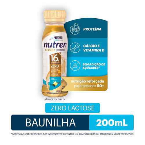 Complemento Alimentar Nutren Senior Rtd Baunilha 200Ml