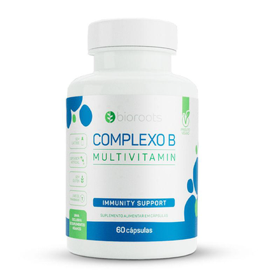 Complexo B Multivitamínico Bioroots Com 60 Cápsulas