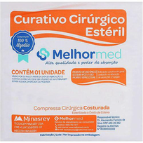 Imagem do produto Compressa Cirúrgica Costurada Melhormed 15X60cm Estéril