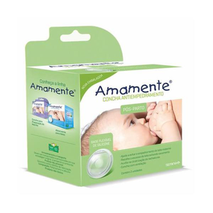 Concha - Amamente Anti-Empedramento Com Base Flexível Em Silicone Anti-A