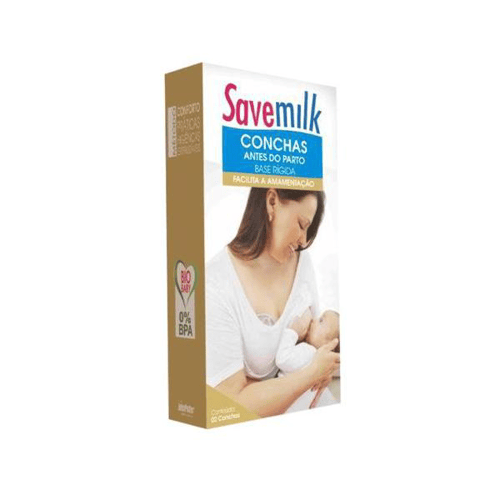 Concha Savemilk Base Rígida Com 2 Unidades