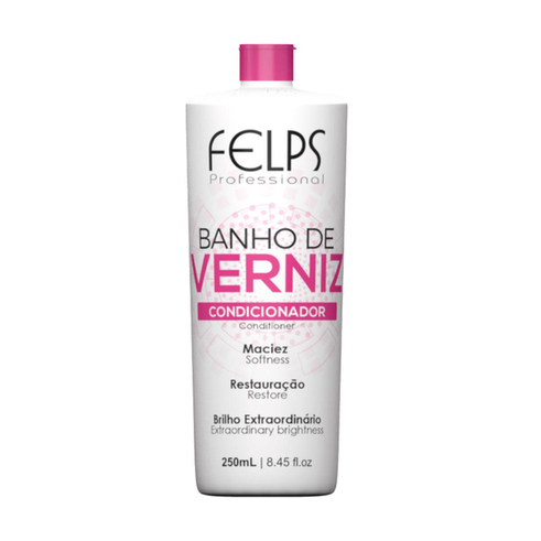 Condicionador Felps Banho De Verniz Com 250Ml