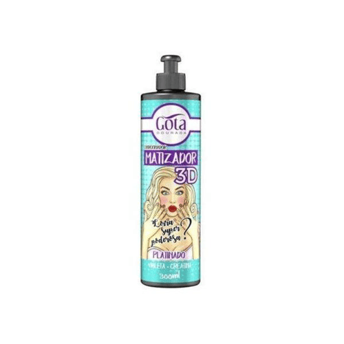 Condicionador Gota Dourada Matizador 3D Platinado 300 Ml