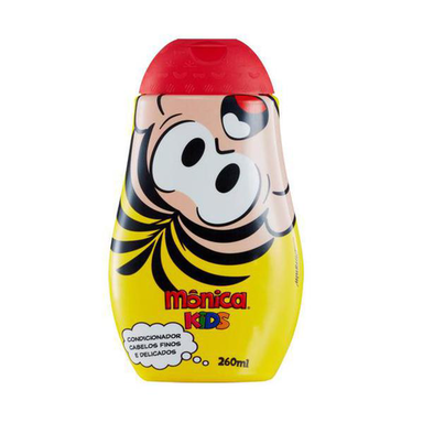 Condicionador Cabelos Finos E Delicados Mônica Kids 260Ml Cia Da Natureza