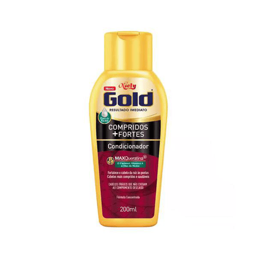 Condicionador Niely Gold Compridos + Fortes Com 200Ml