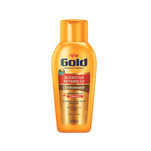 Condicionador Niely Gold Queratina Reparação Com 200Ml