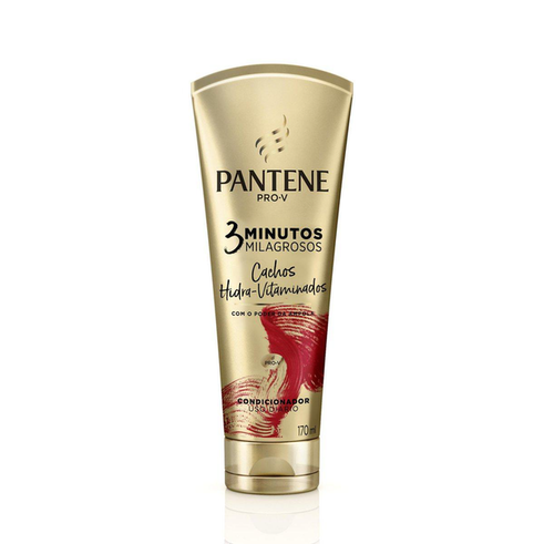 Condicionador Pantene 3 Minutos Milagrosos Cachos Hidravitaminados Com 170Ml