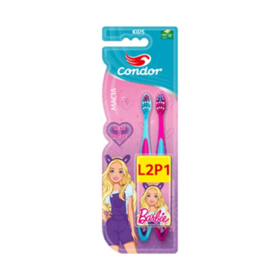 Condor Kids Barbie 5 Anos Escova Dental Macia