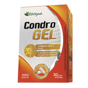 Imagem do produto Condrogel Katiguá Colágeno Tipo 2 40Mg C/30 Cápsulas