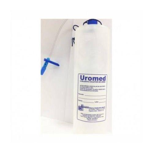 Imagem do produto Conjunto Coletor De Urina Biomédica Uromed Sistema Aberto 1200Ml