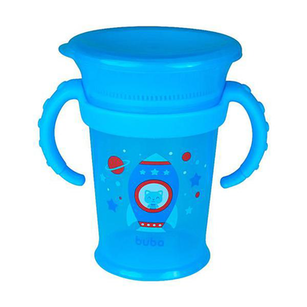 Copo De Treinamento Com Alça 360 Azul 210Ml 18M+ Buba