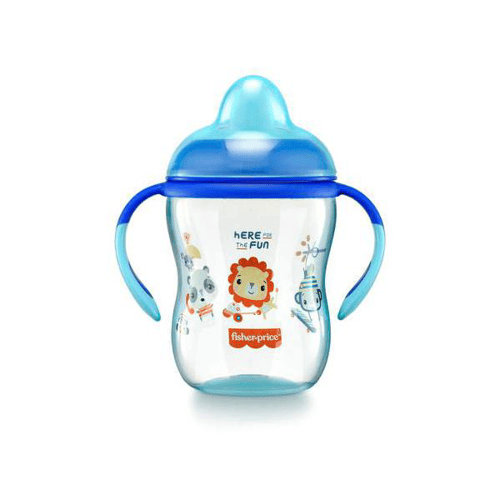 Copo De Treinamento Com Bico Semirígido First Moments Azul Twinkle Fisherprice Bb1014