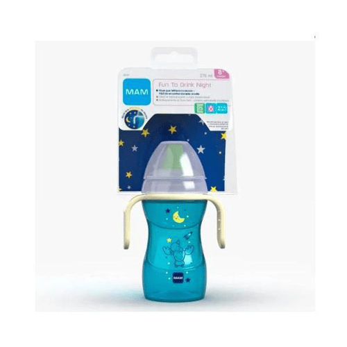 Imagem do produto Copo De Treinamento Fun To Drink Nigth 270Ml Azul Mam 4237