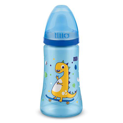 Imagem do produto Copo Colors Magia Bico De Silicone Dinossauro Azul Lillo