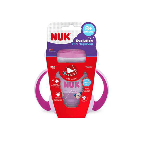 Copo Nuk Evolution Mini Magic Com Alça Girl 160Ml