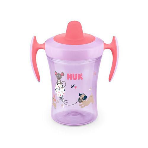 Copo Trainer Nuk Evolution Bico Tpe Rosa De 230Ml Com 1 Unidade