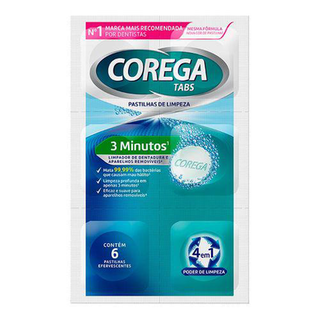 Imagem do produto Corega Tabs Branqueador 6 Pastilhas 6 Pastilhas