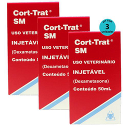 Corttrat Injetável Sm 50Ml Sm Kit C/ 3